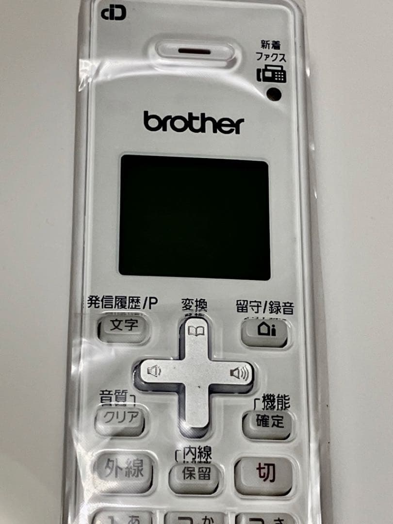 未使用 新古品ブラザー子機 BCL-D120K-WH 本体＋電池＋充電器のセット