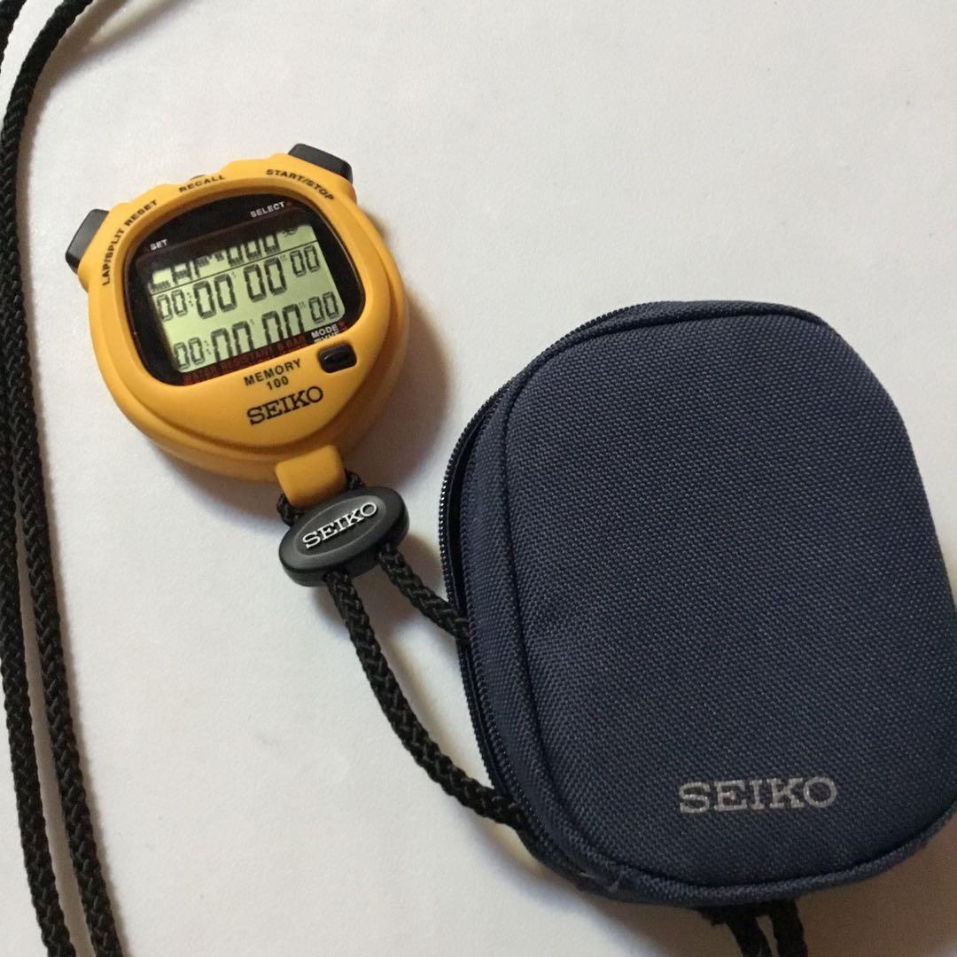 防水ストップウォッチ　SEIKO MEMORY100　S056-4000 美品