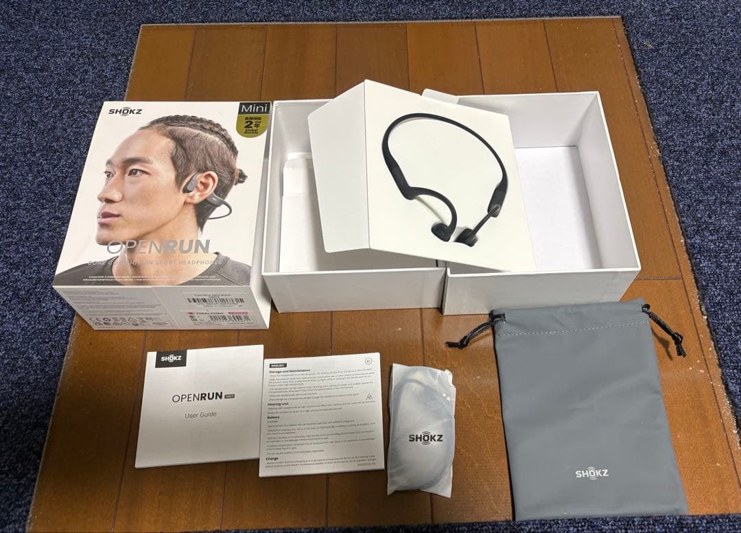 SHOKZ OPENRUN Mini 骨伝導イヤホン 値下げしました。