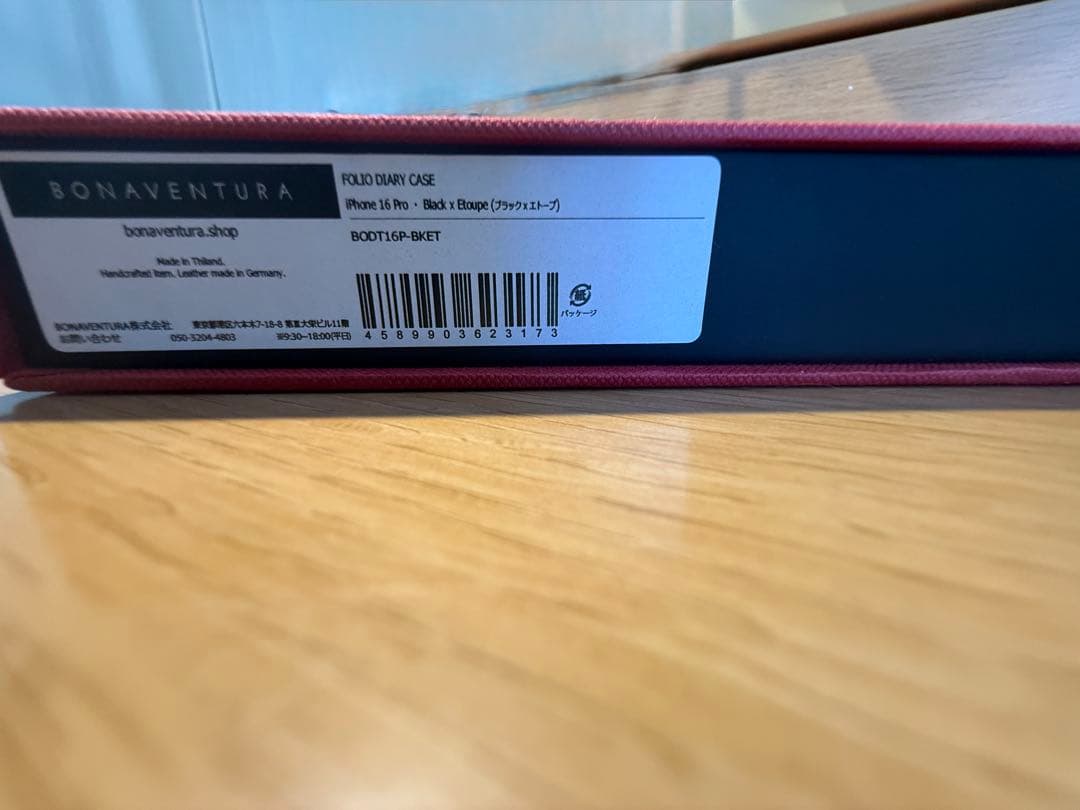 【美品】BONAVENTURA ボナベンチュラ　iPhoneケース　16Pro