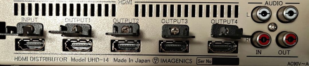 その他 imagenics UHD-14 4K HDMI DISTRIBUTOR
