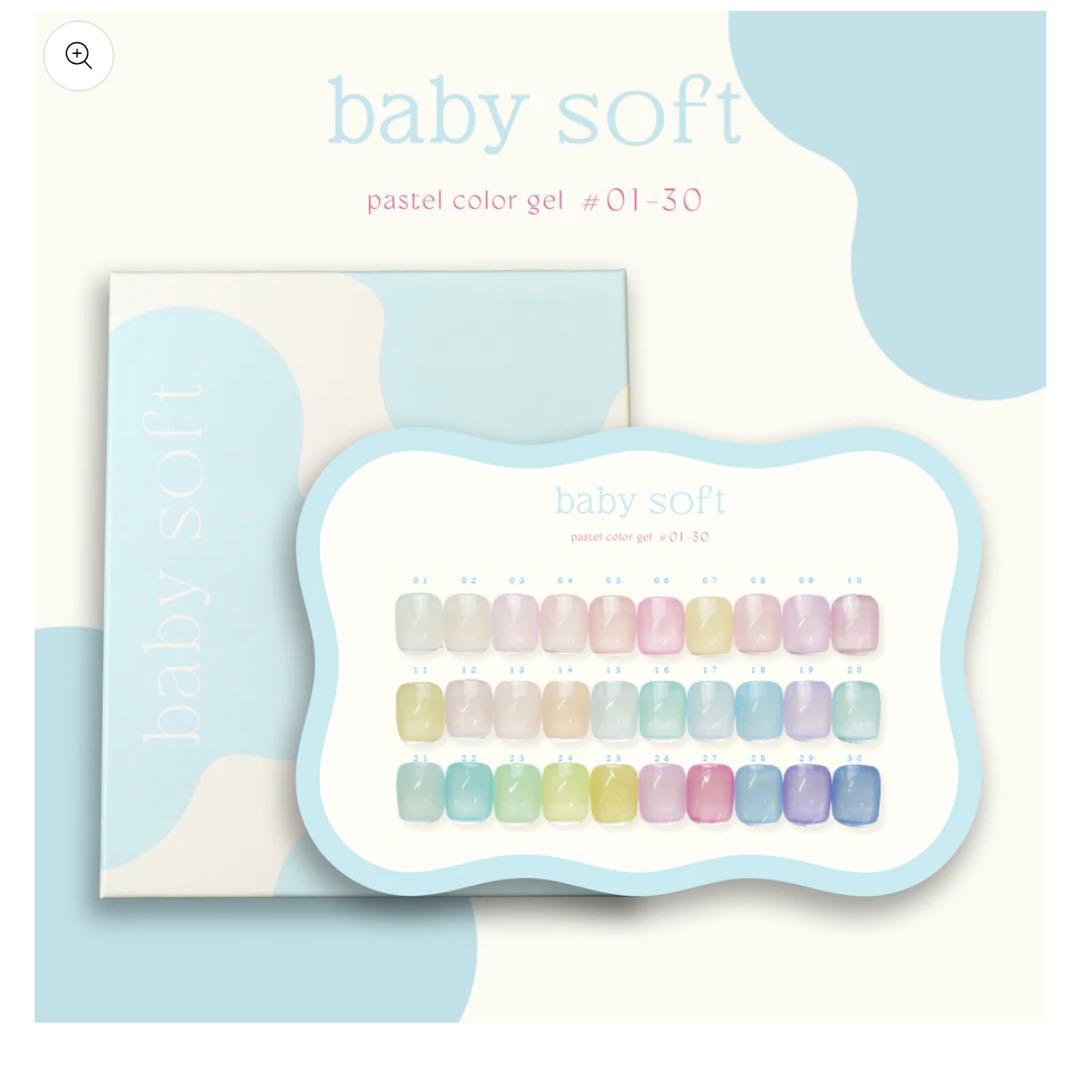 ジェルネイル・ネイルシール enoi baby soft #01-30