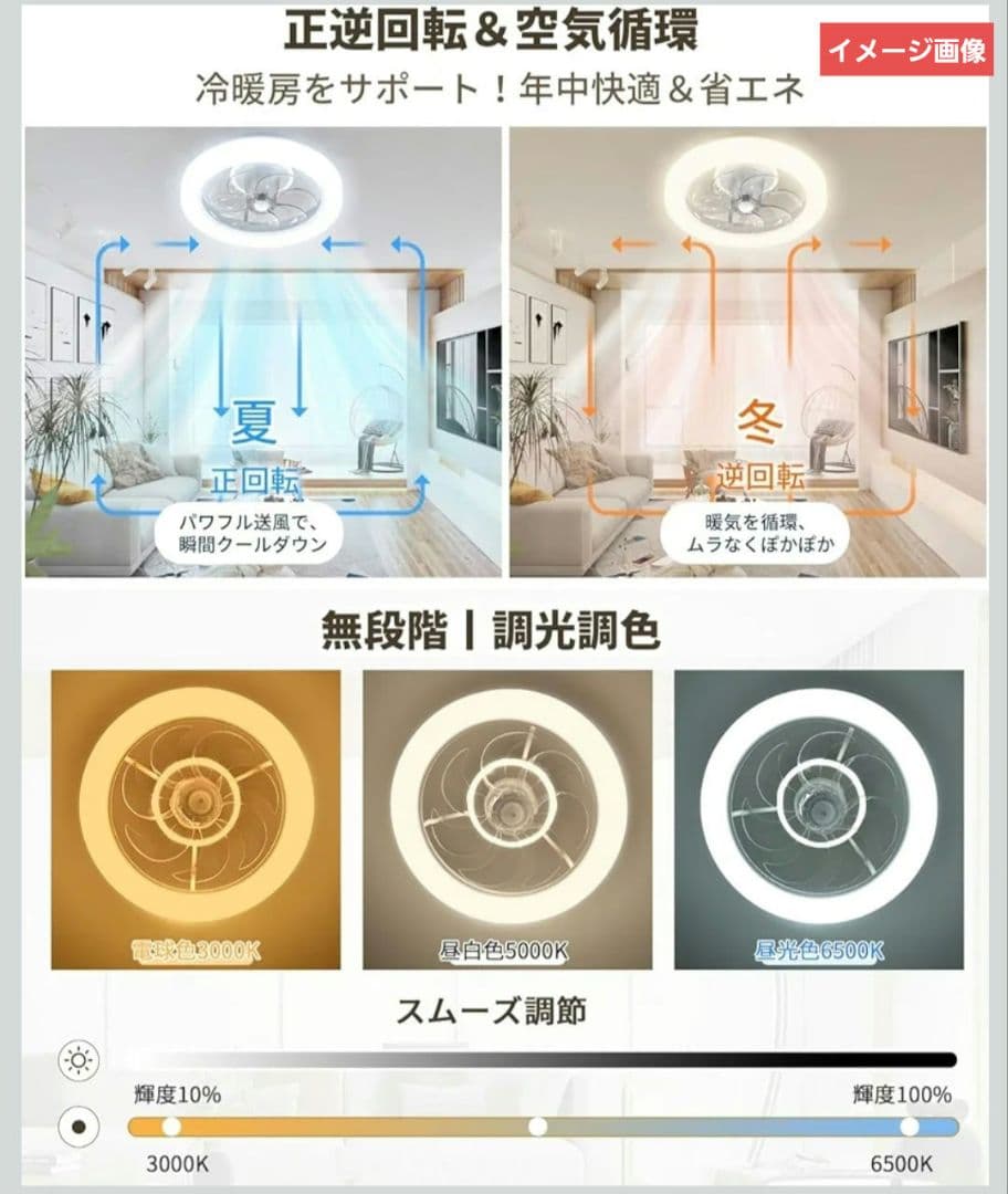 シーリングファンライト