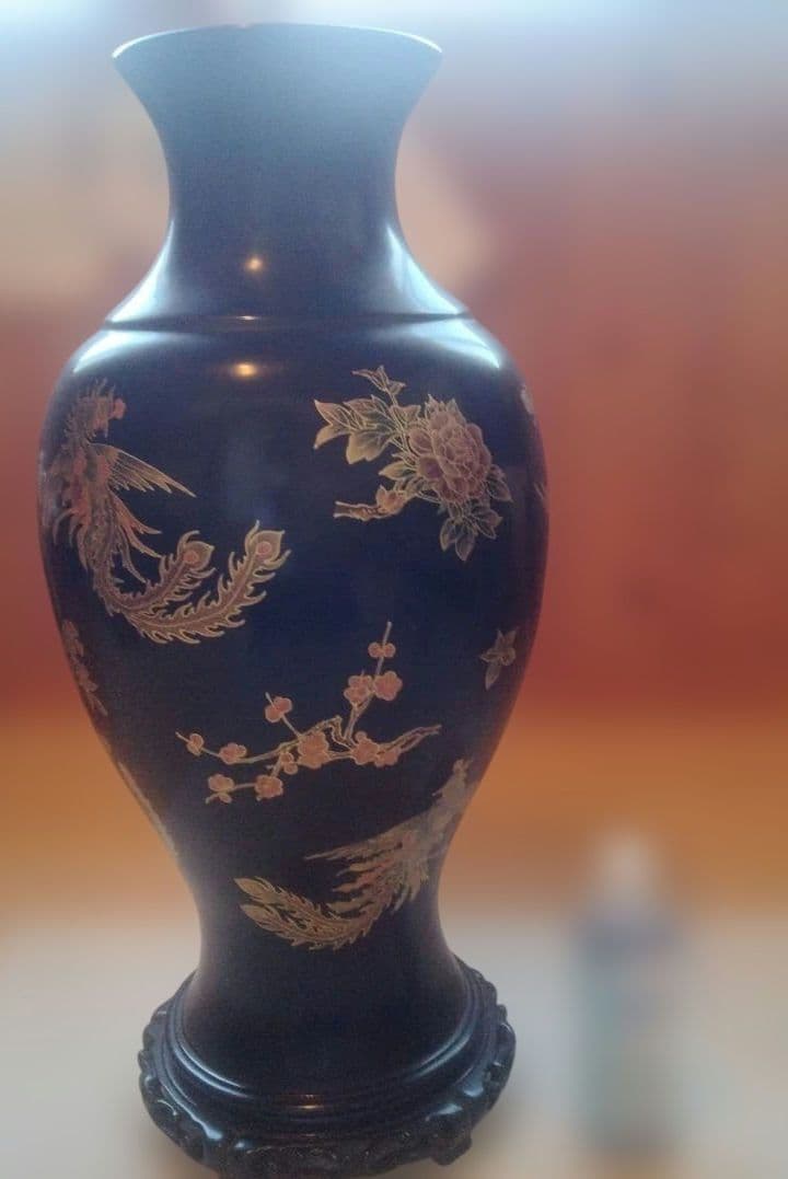 中国　鳳凰　壺　大　宝物入れ　アンティーク　40年前10万で購入
