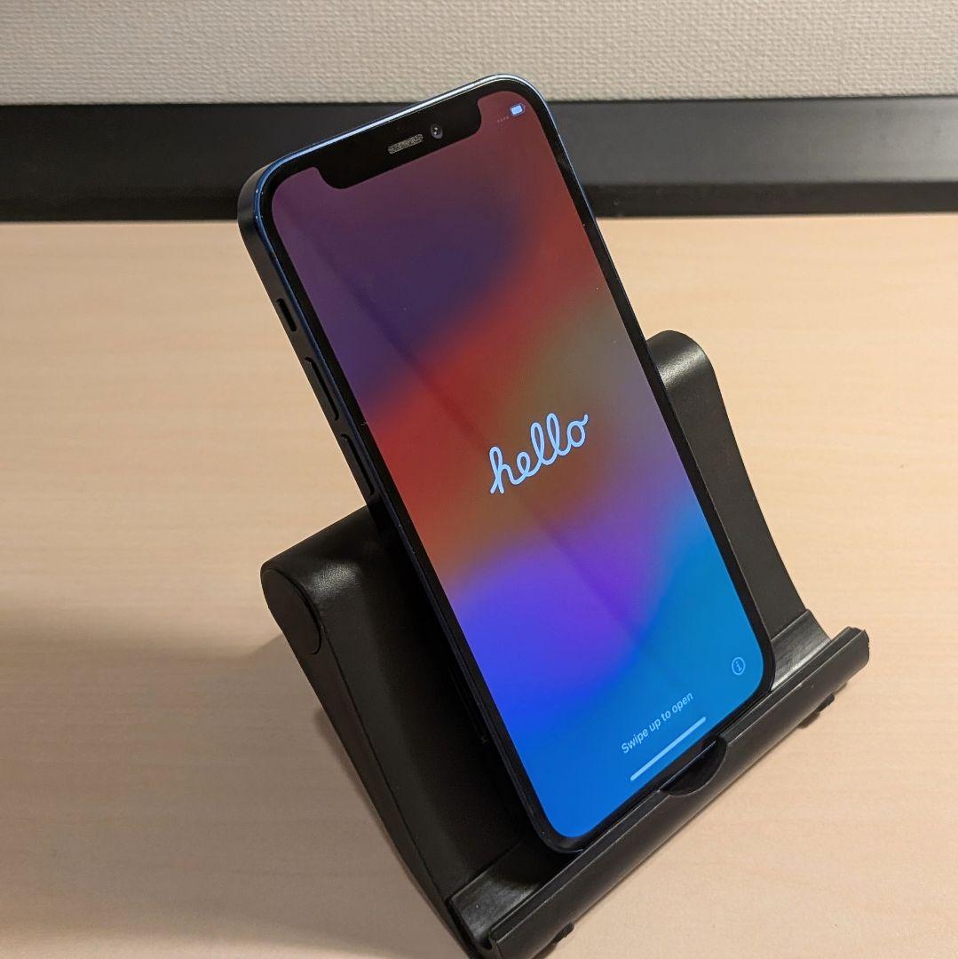​【SIMロック解錠済】iPhone 12 mini ブルー 64GB