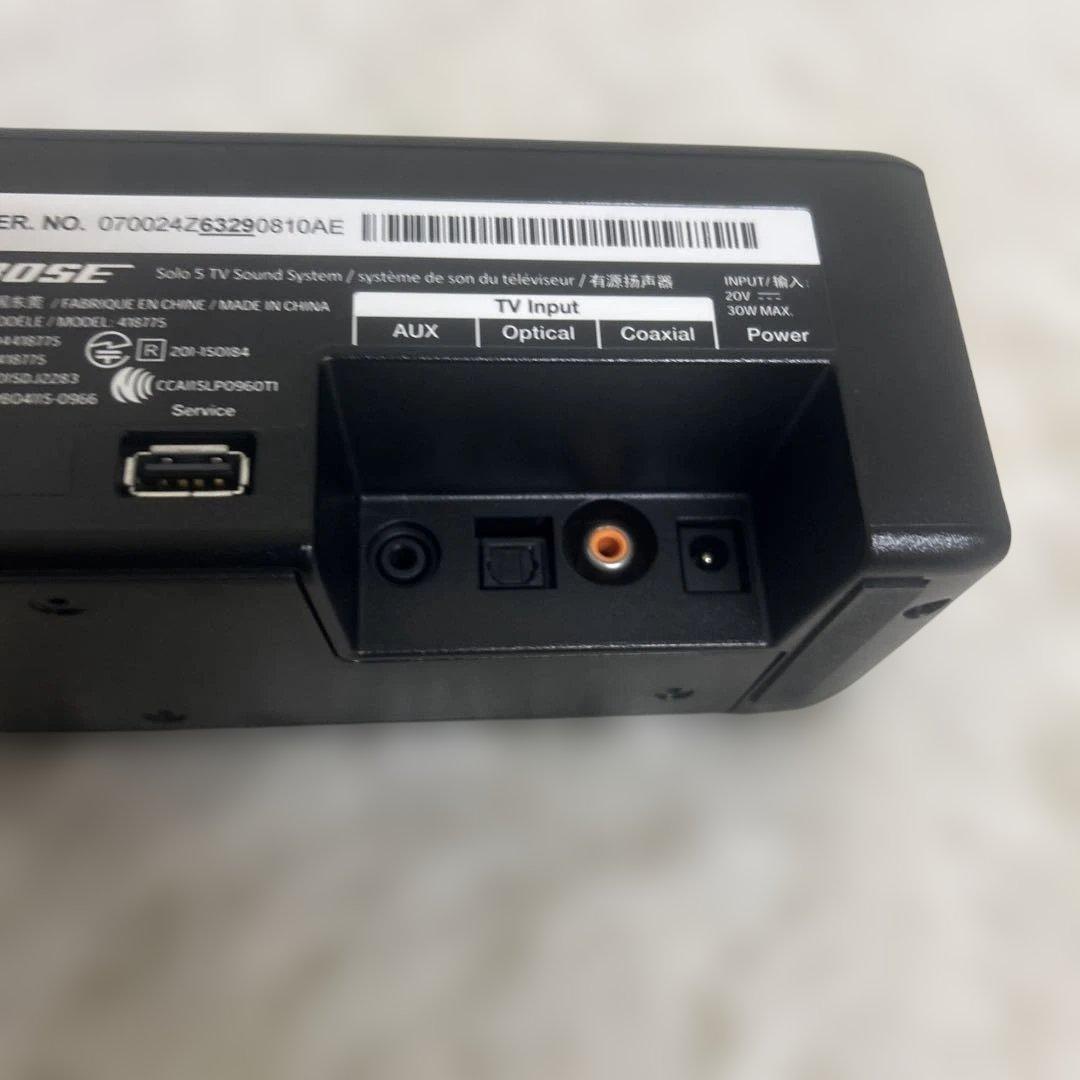 【美品】BOSE Solo 5 TVsound system 418775