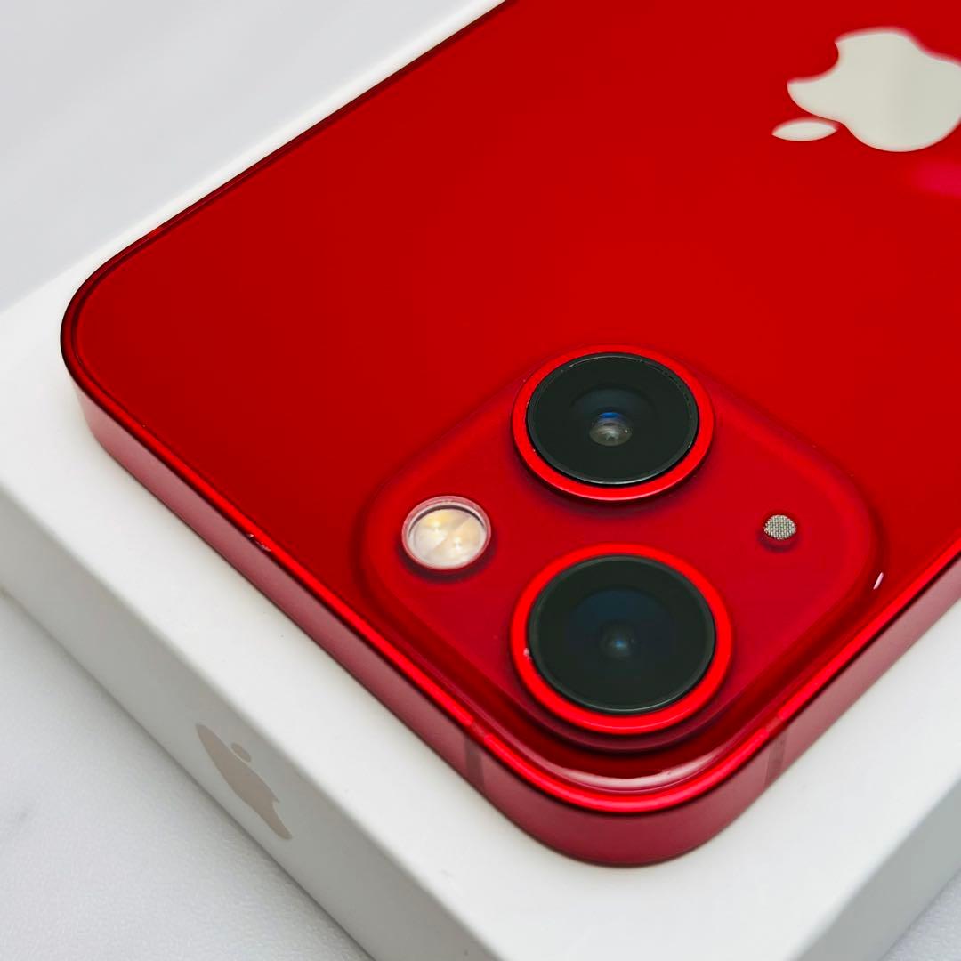 【極美品☆】iPhone13mini 本体 Red 128GB SIMフリー