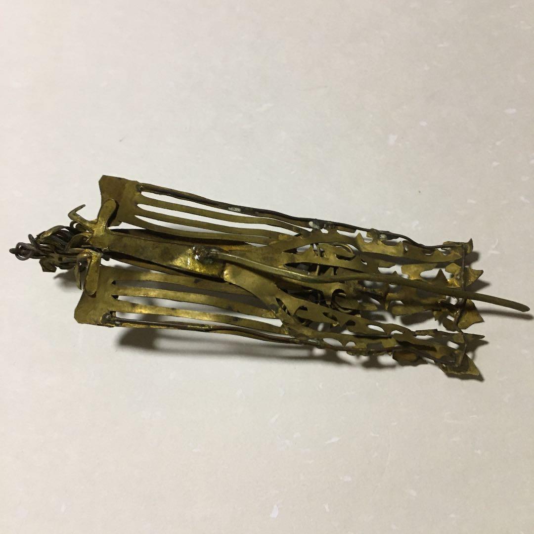 清国　満州旗人　髪飾り　簪子