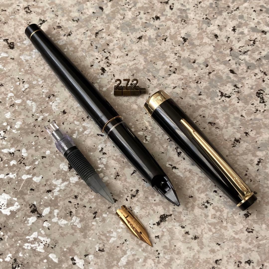 #272 オーバーホール済み 万年筆 PILOT Elite エリート 18k