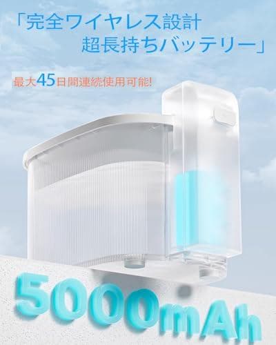 猫 水飲み器 自動給水器 ピュアクリスタル コードレス スマートセンサー搭載 m