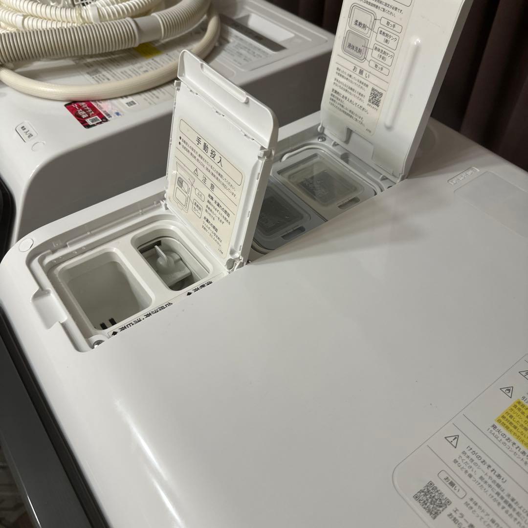 シャープ　ES-W114-SL 2023年購入　分解清掃済み　ドラム式洗濯乾燥機