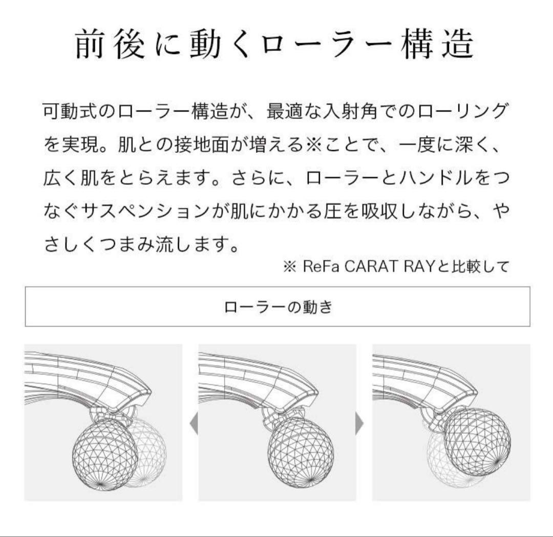 ReFa リファ モーションカラット 美顔ローラー【正規品】RM-CR2339B