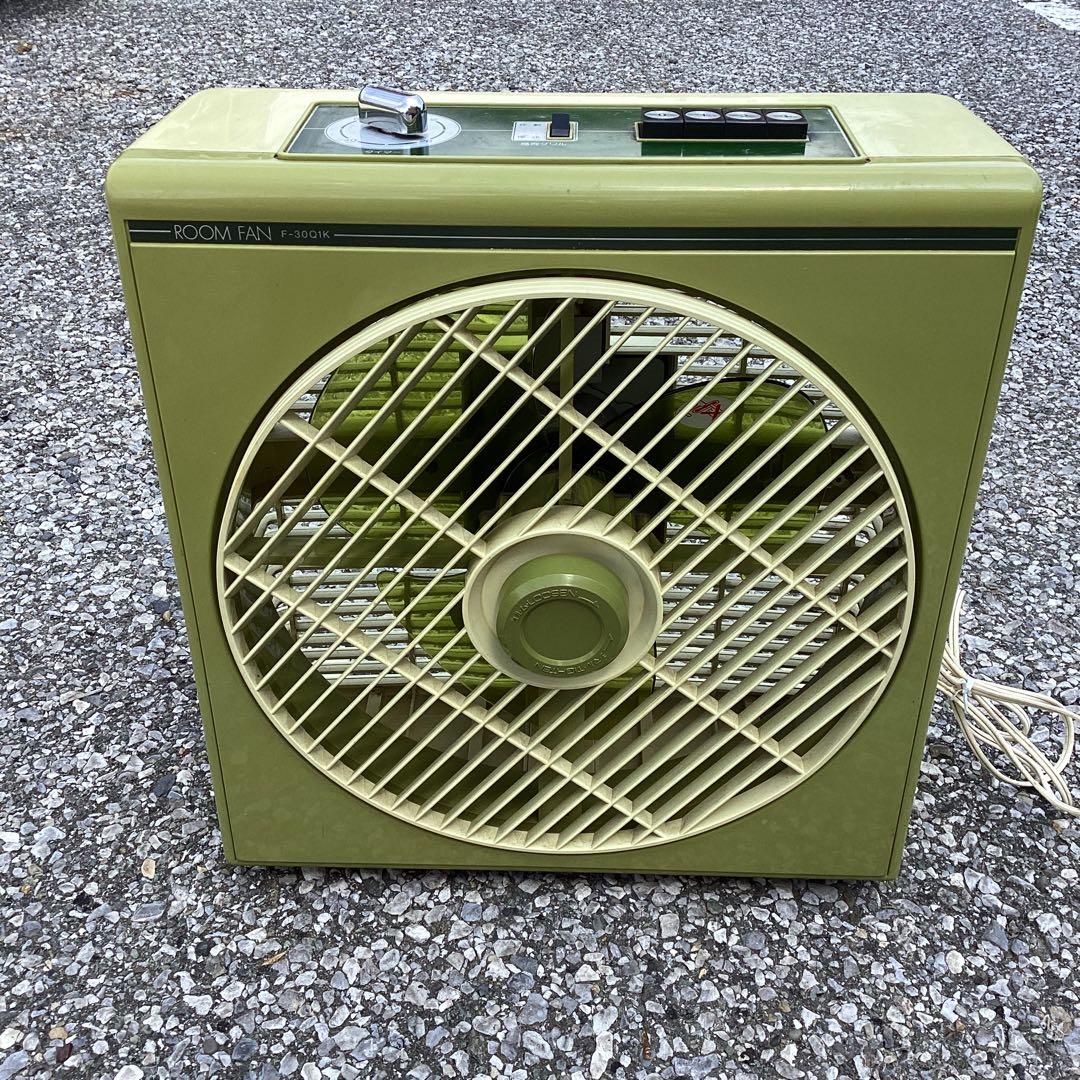 S3 レトロ家電　National ルームファン F-30Q1K 動作品
