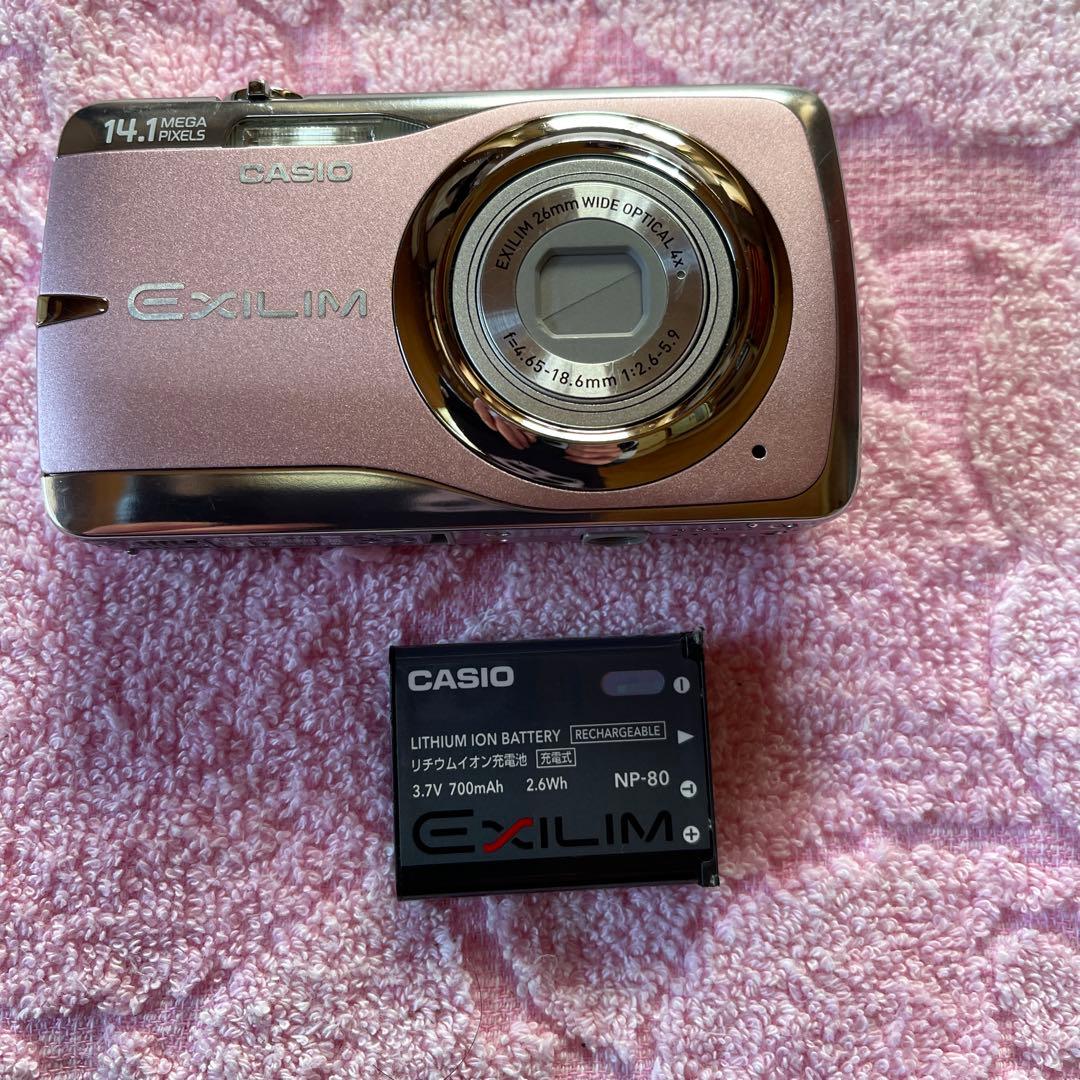 CASIO カシオ EX-Z550 コンパクトデジタルカメラ ピンク※充電器ナシ