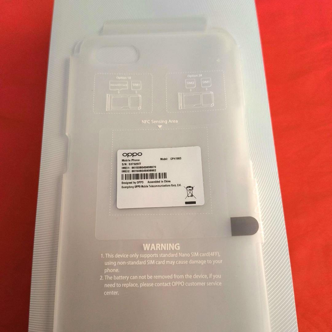 OPPO Reno A CPH1983 スマホ 6GB 64GB シムフリー