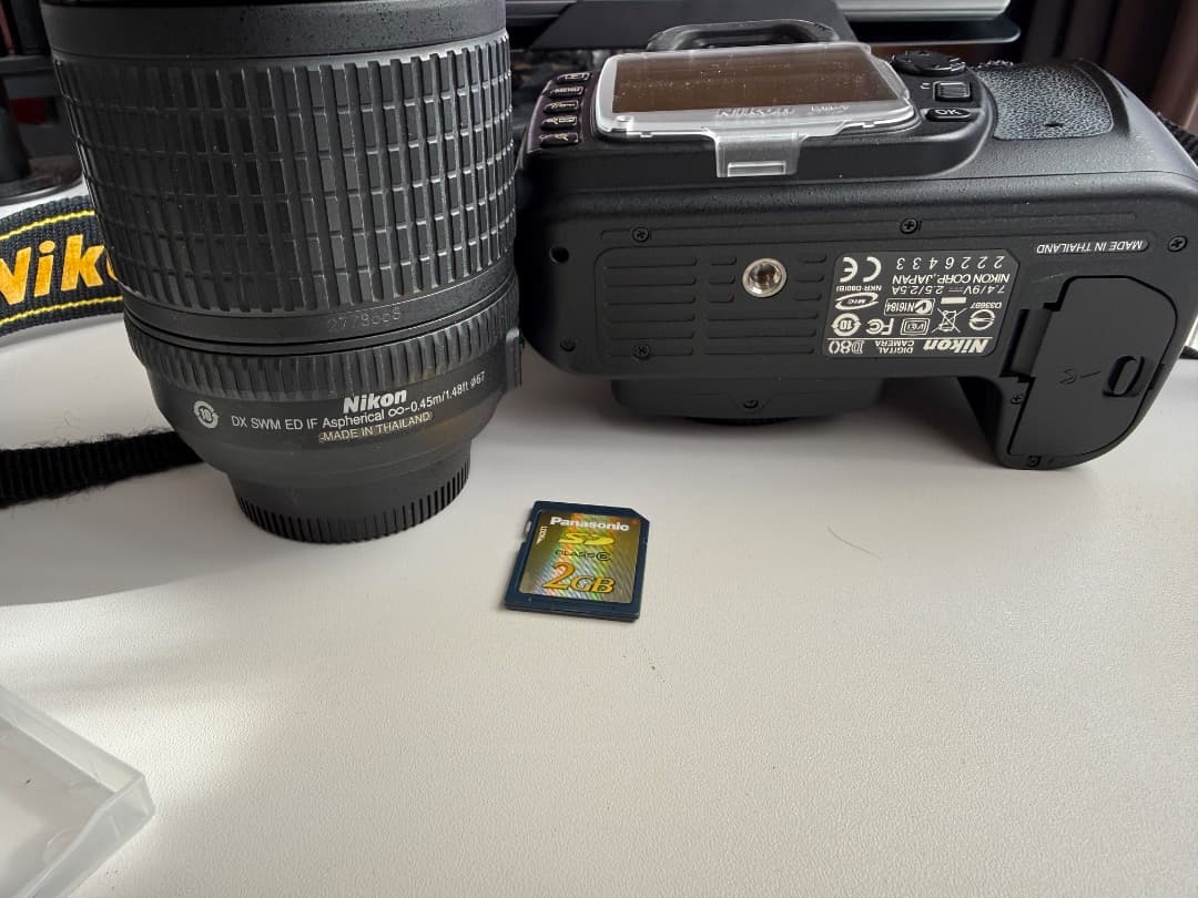 D80 AF-S DX18-135G レンズキット　本体ERRあり