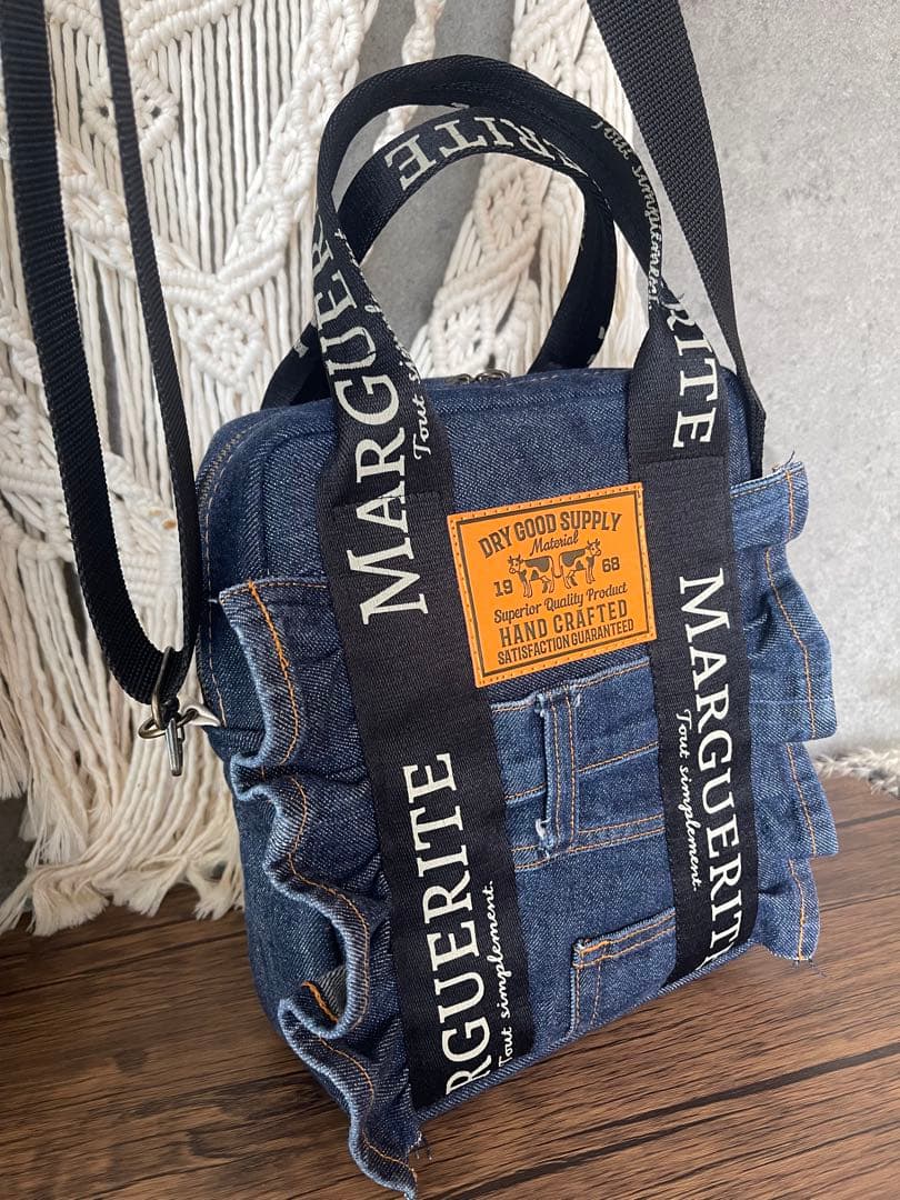 デニムリメイク3wayショルダーバッグ