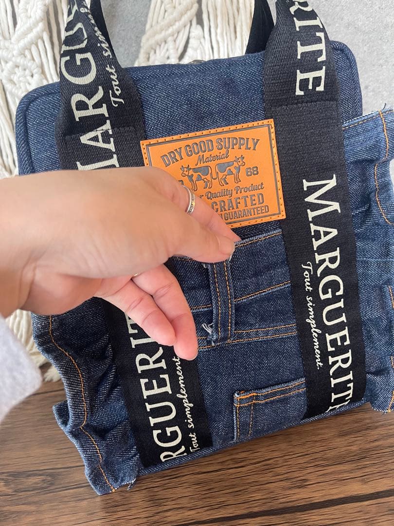 デニムリメイク3wayショルダーバッグ