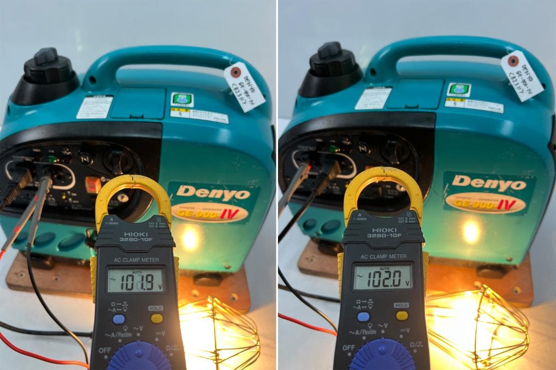 DENYOデンヨー インバーター発電機 GE-900SS-IV★動作良好 311