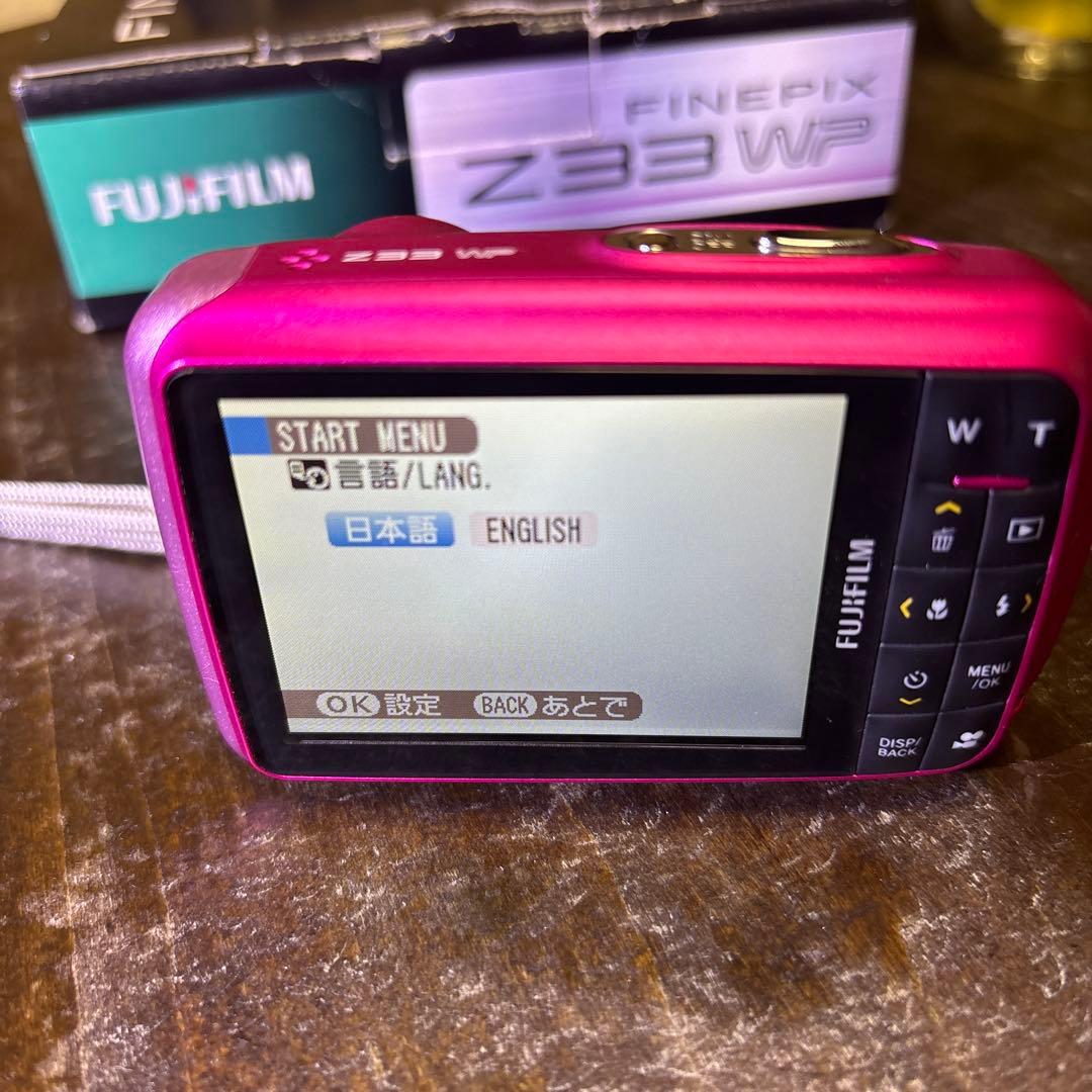 デジタルカメラFUJIFILM FINEPIX Z33WPピンク 一式