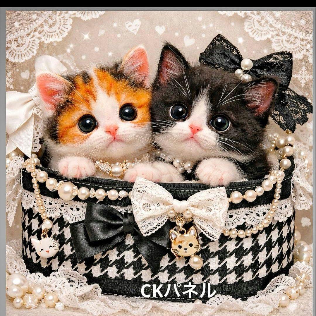 激レアねこパネル生地　パネル生地　ハンドメイド