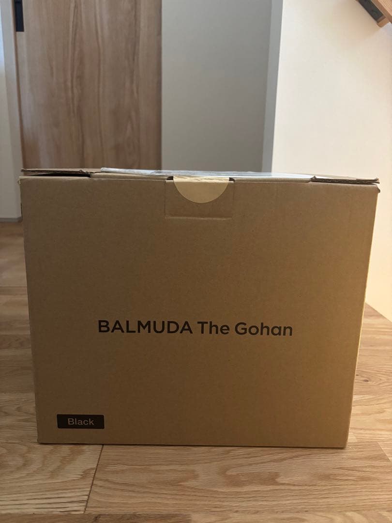 新品完全未開封　BALMUDA The Gohan 炊飯器　ブラック