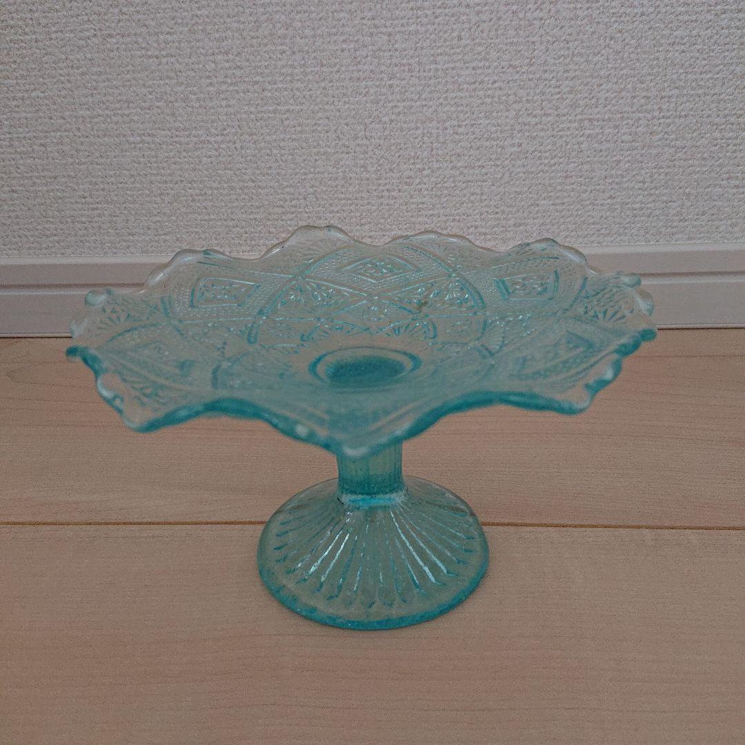 コンポート　プレスガラス
