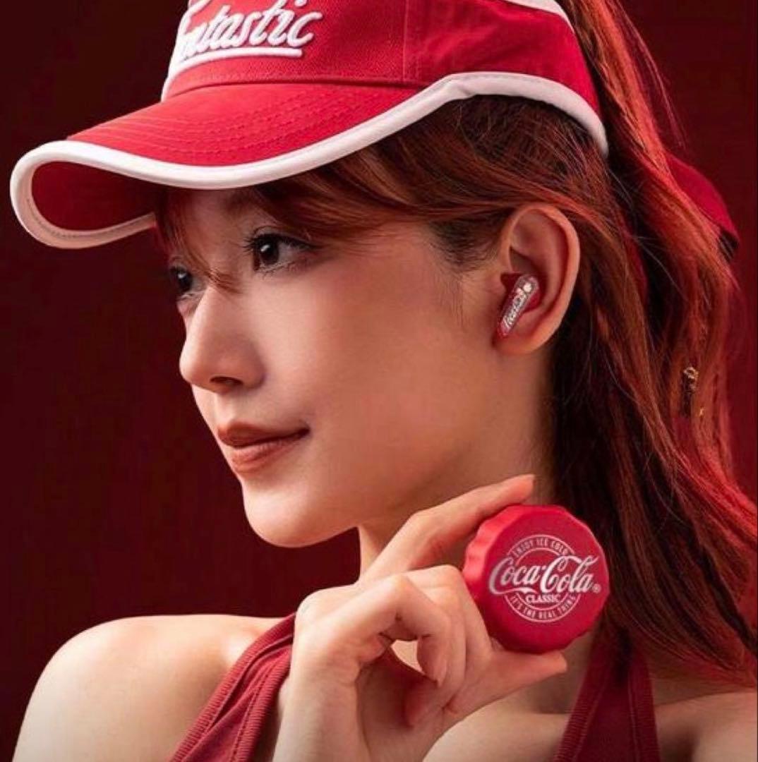 Coca-Cola 140周年記念 ワイヤレスイヤホン（レッド）