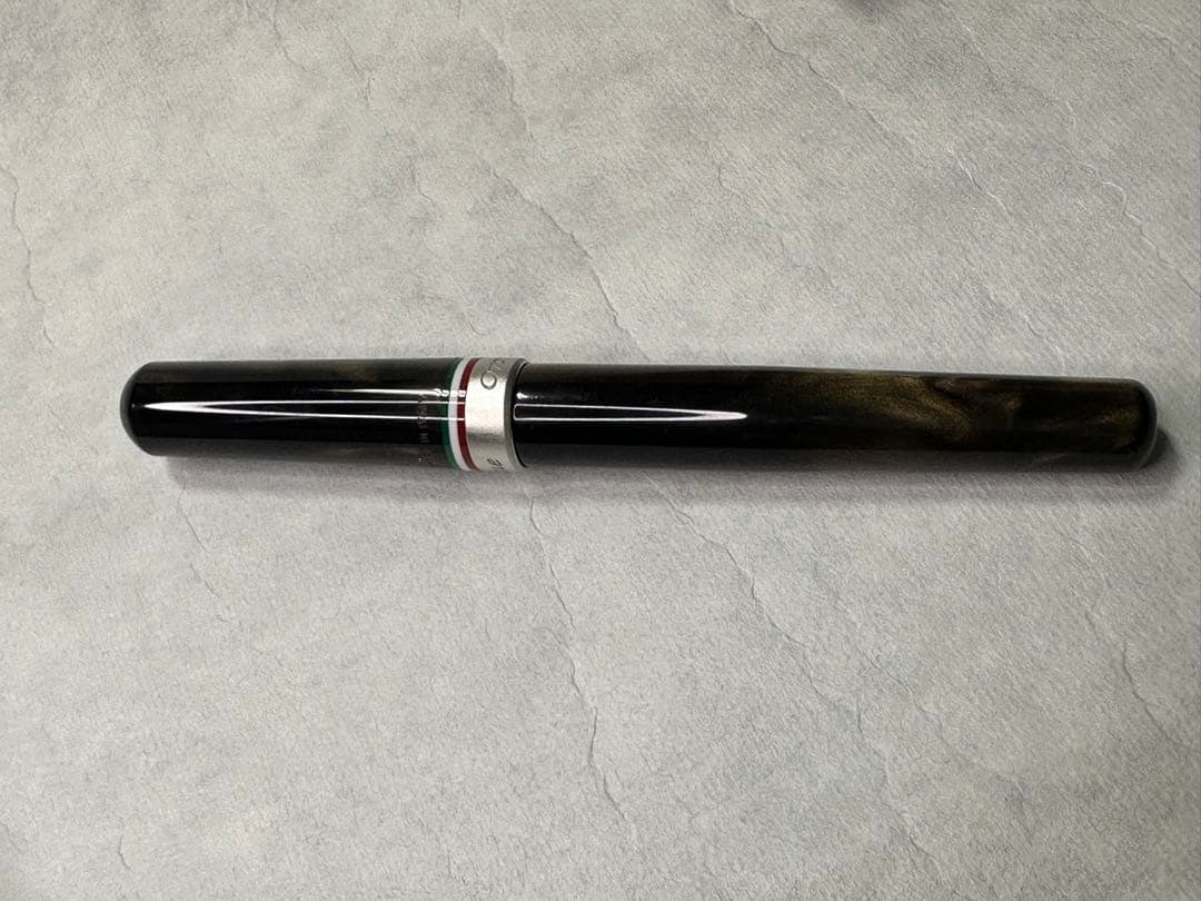 新品未使用 オロビアンコ デルタ コラボ万年筆 コンパーニョ ダークグリーン