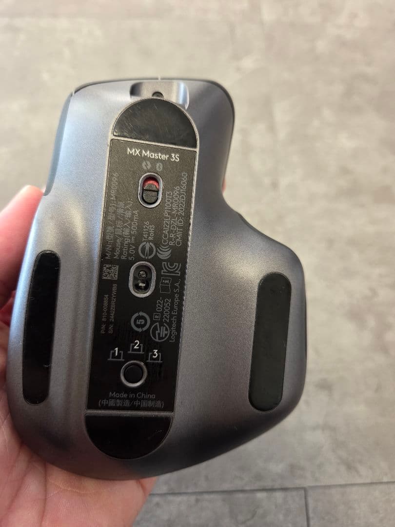 Logitech MX Master 3 ワイヤレスマウス 本体