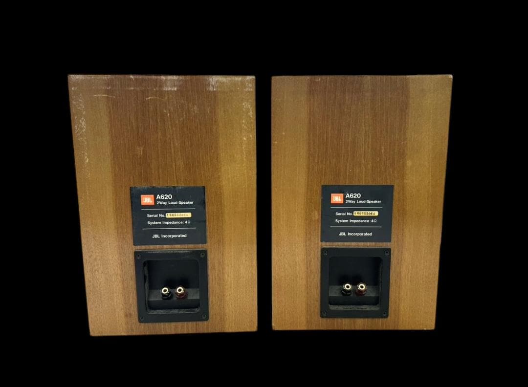 音出し確認済み JBL A620 2ウェイスピーカー 同一シリアルナンバー