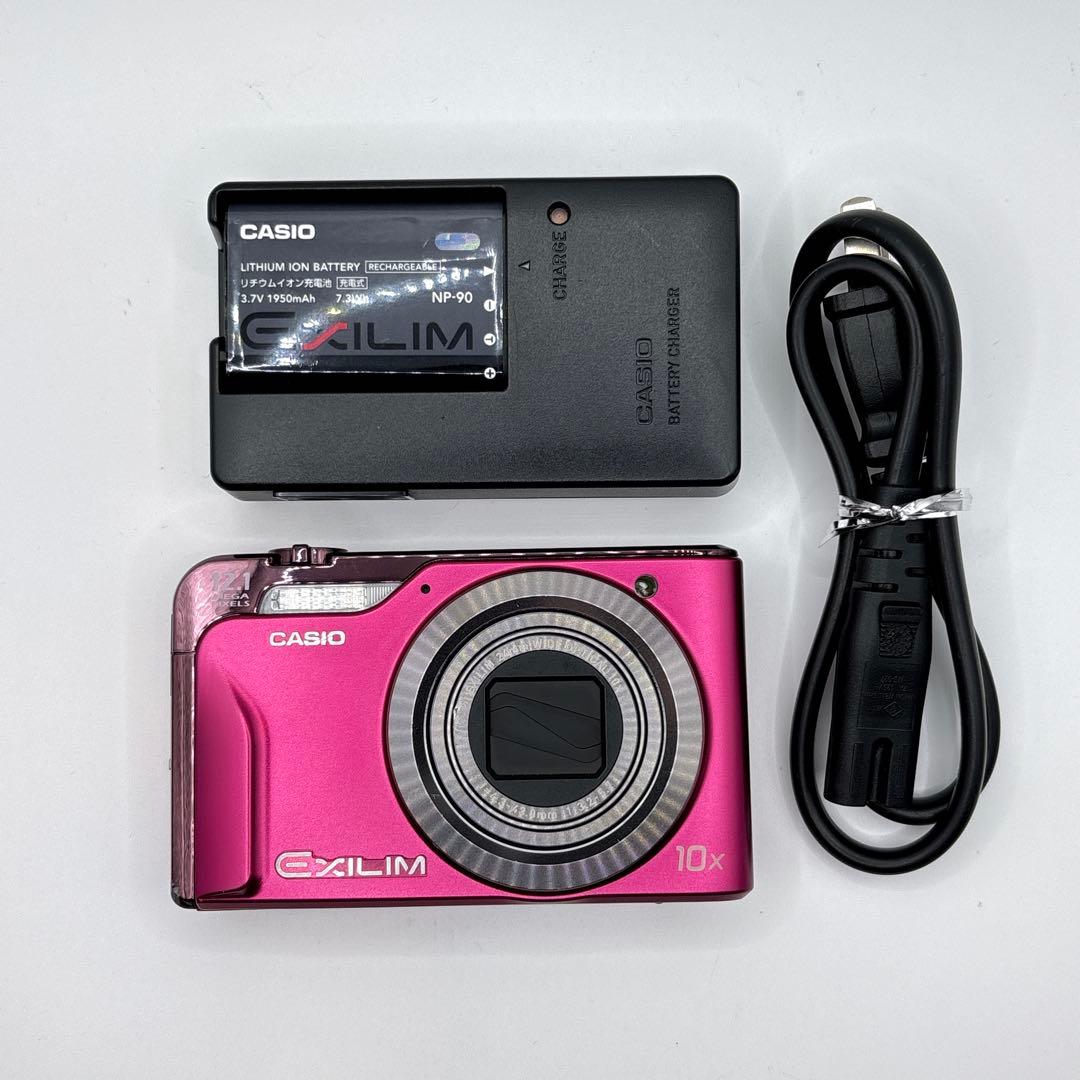 CASIO EXILIM EX-H10 ピンク デジカメ コンデジ　カメラ