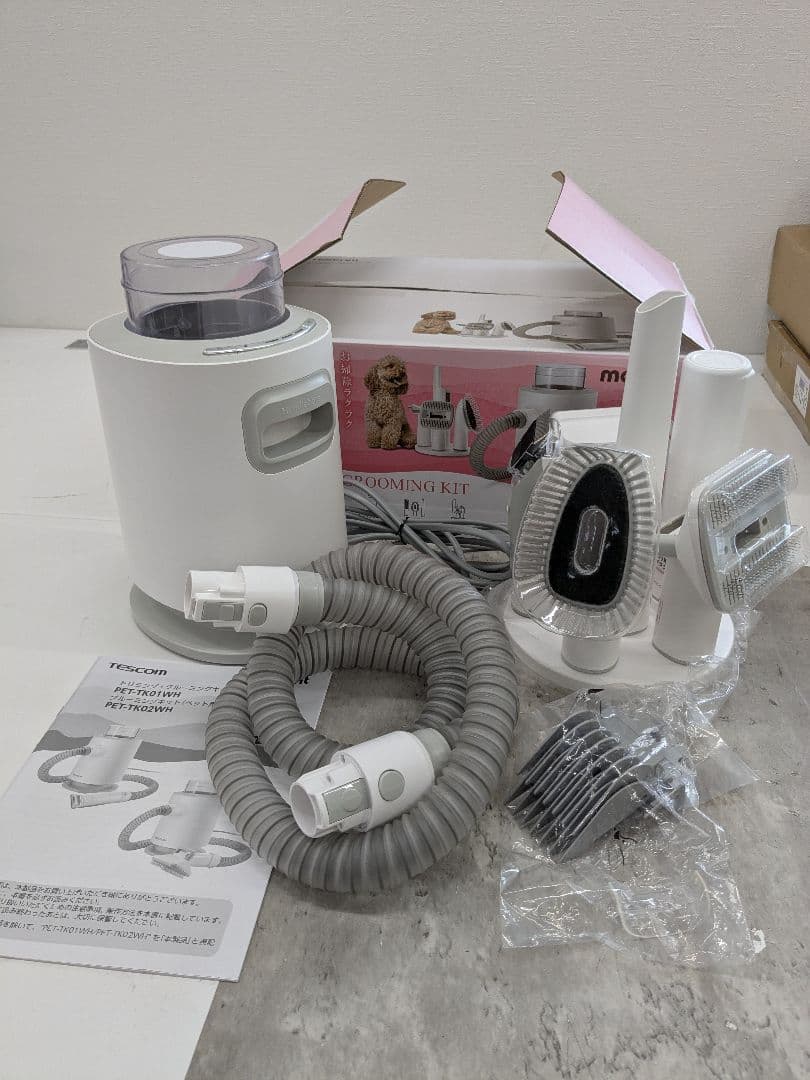 7/0807x01 テスコム ペット用バリカン PET-TK01WH