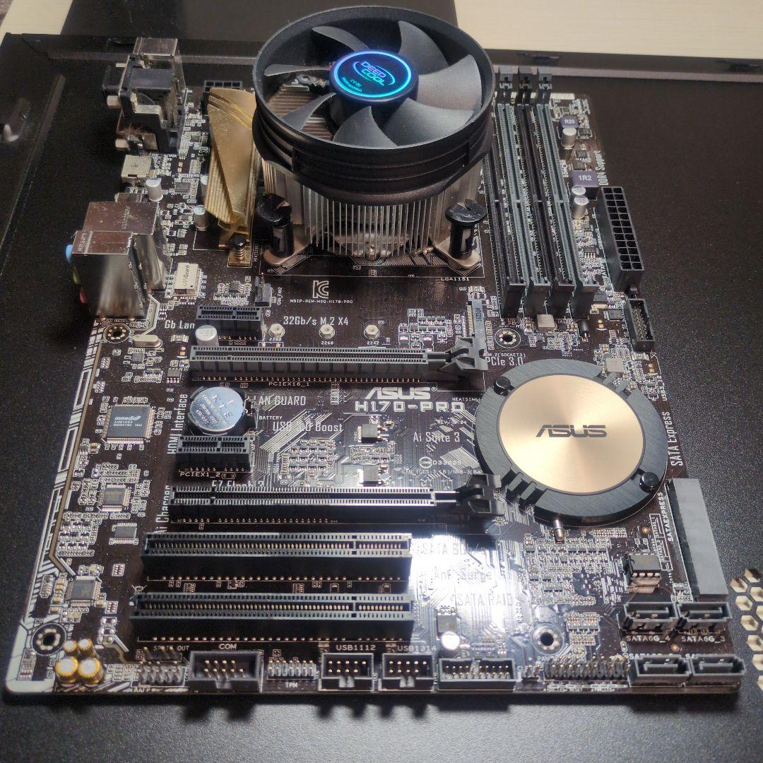 ASUS H170-PRO マザーボードとCPUインテルCorei7-6700