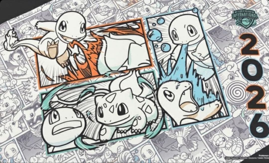 ポケモン海外大会　EUIC 2026 プレイマット　未開封