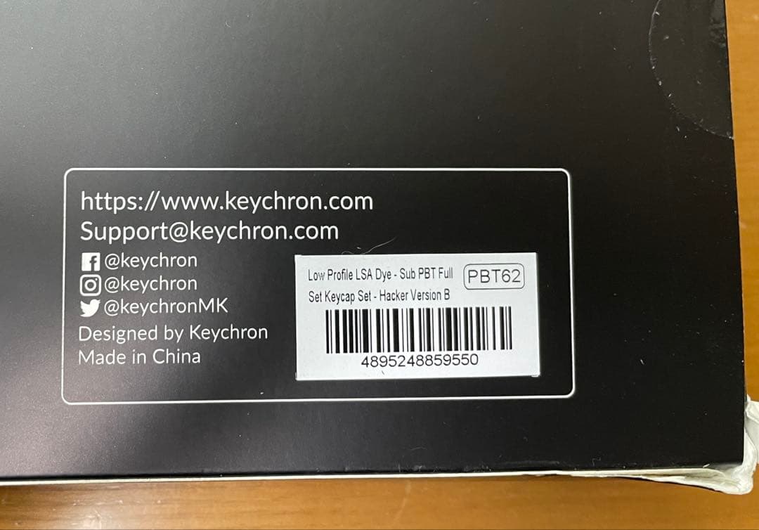 Keychron K3 Max RGBバナナ軸、キーキャップ