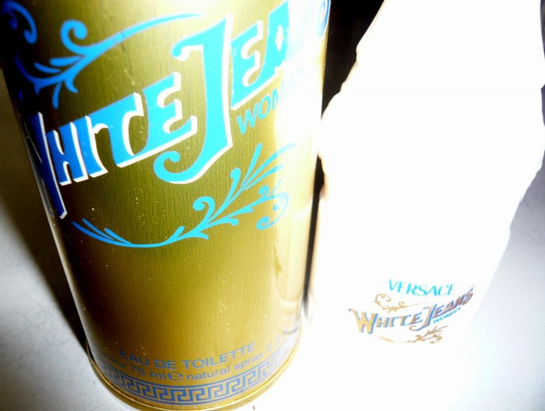 新品 VERSACE WHITE JEANS ベルサーチ ホワイト 75MLSP