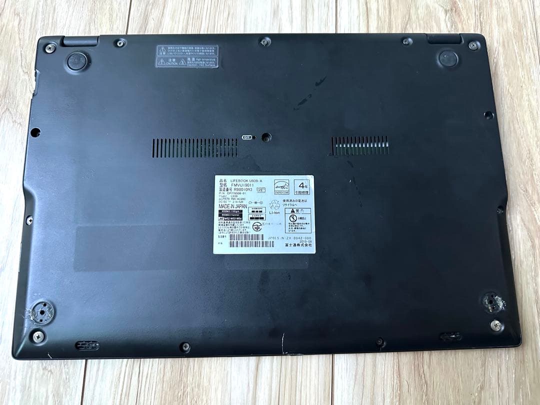 ジャンク富士通LIFEBOOK U939/A Win11/office21付