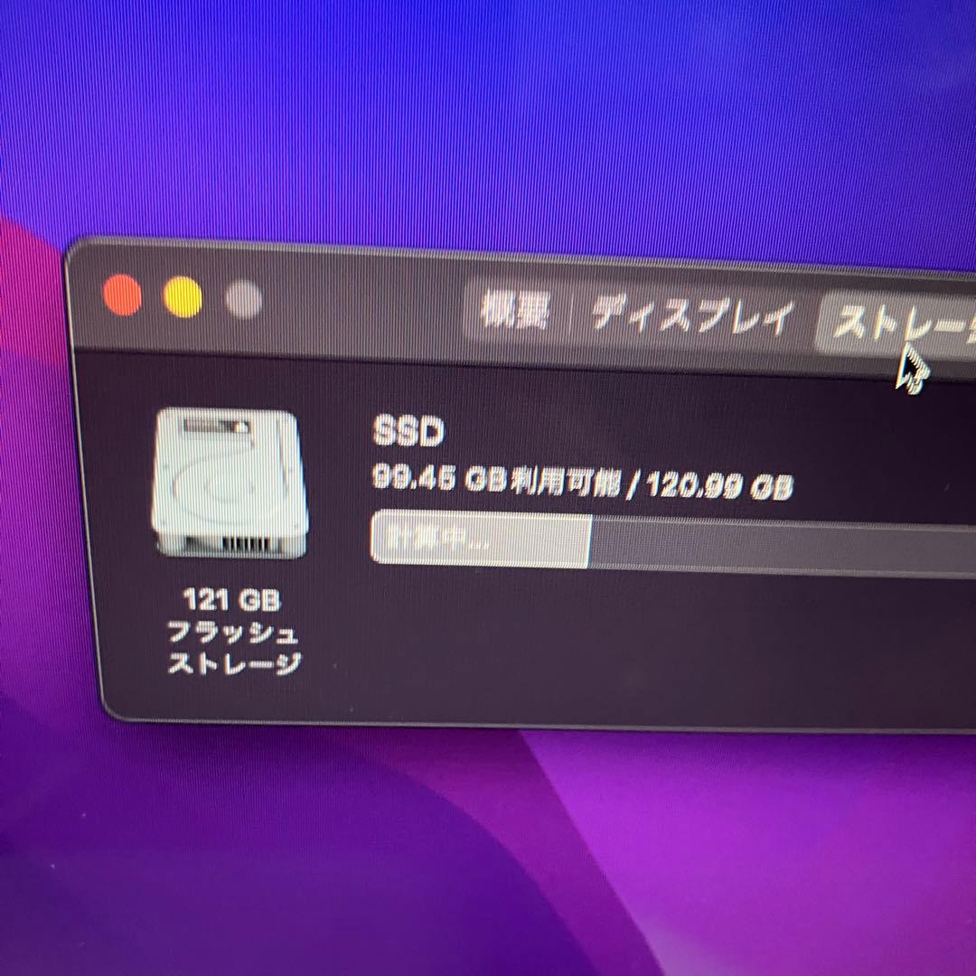 2015 MacBookAir 13インチ i5 4GB121GB