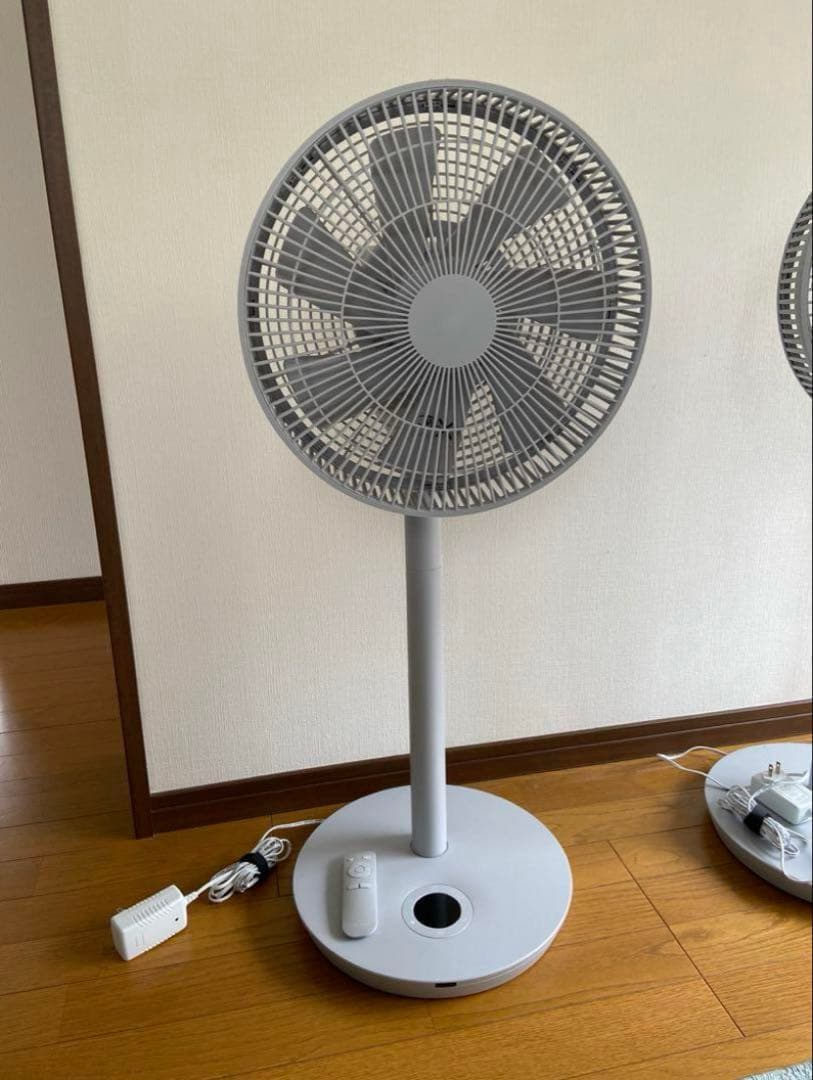 モダンデコリモコン付 3D首振りDCリビングファン