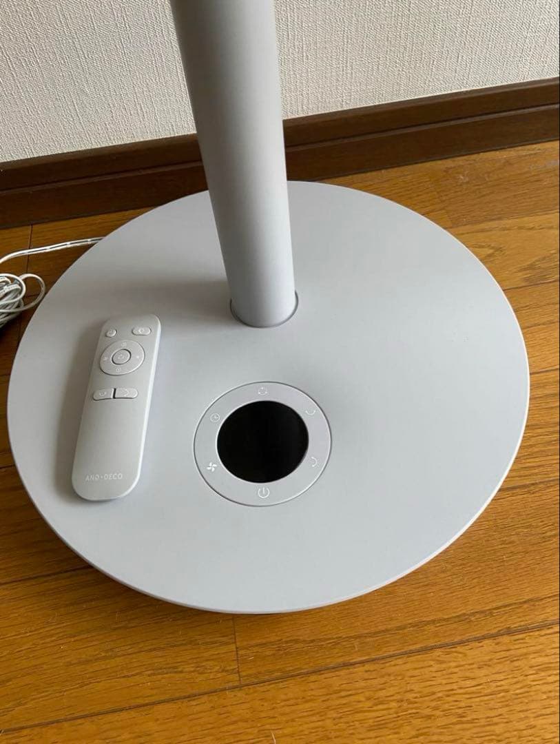 モダンデコリモコン付 3D首振りDCリビングファン