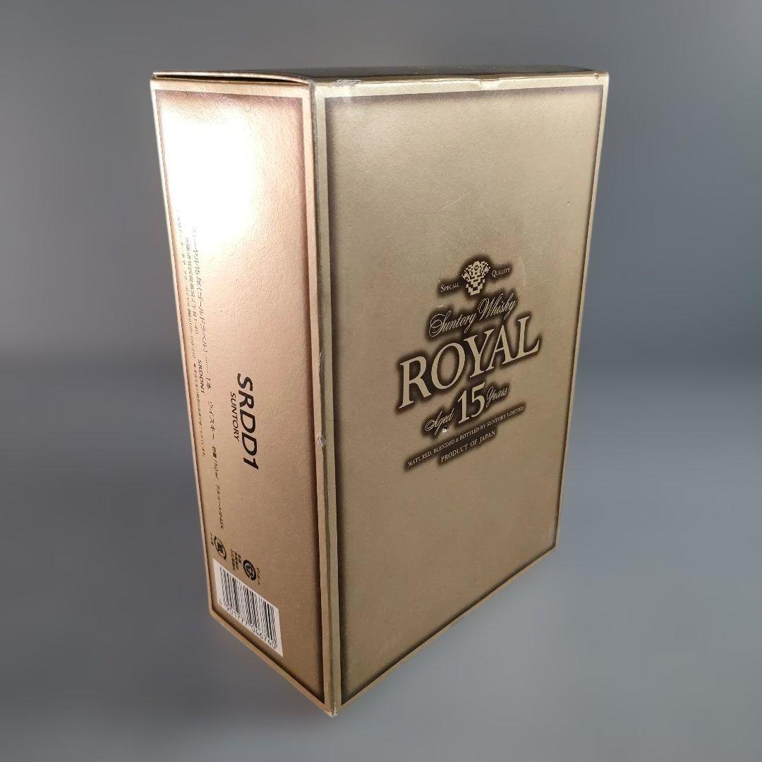 A1338-5/サントリーウイスキー/ローヤル15年 ゴールドラベル/750ml