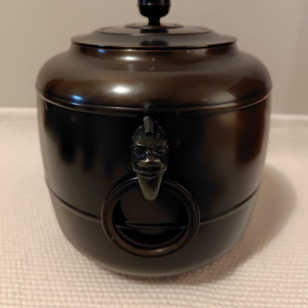 茶道具　唐銅皆具　宗広造
