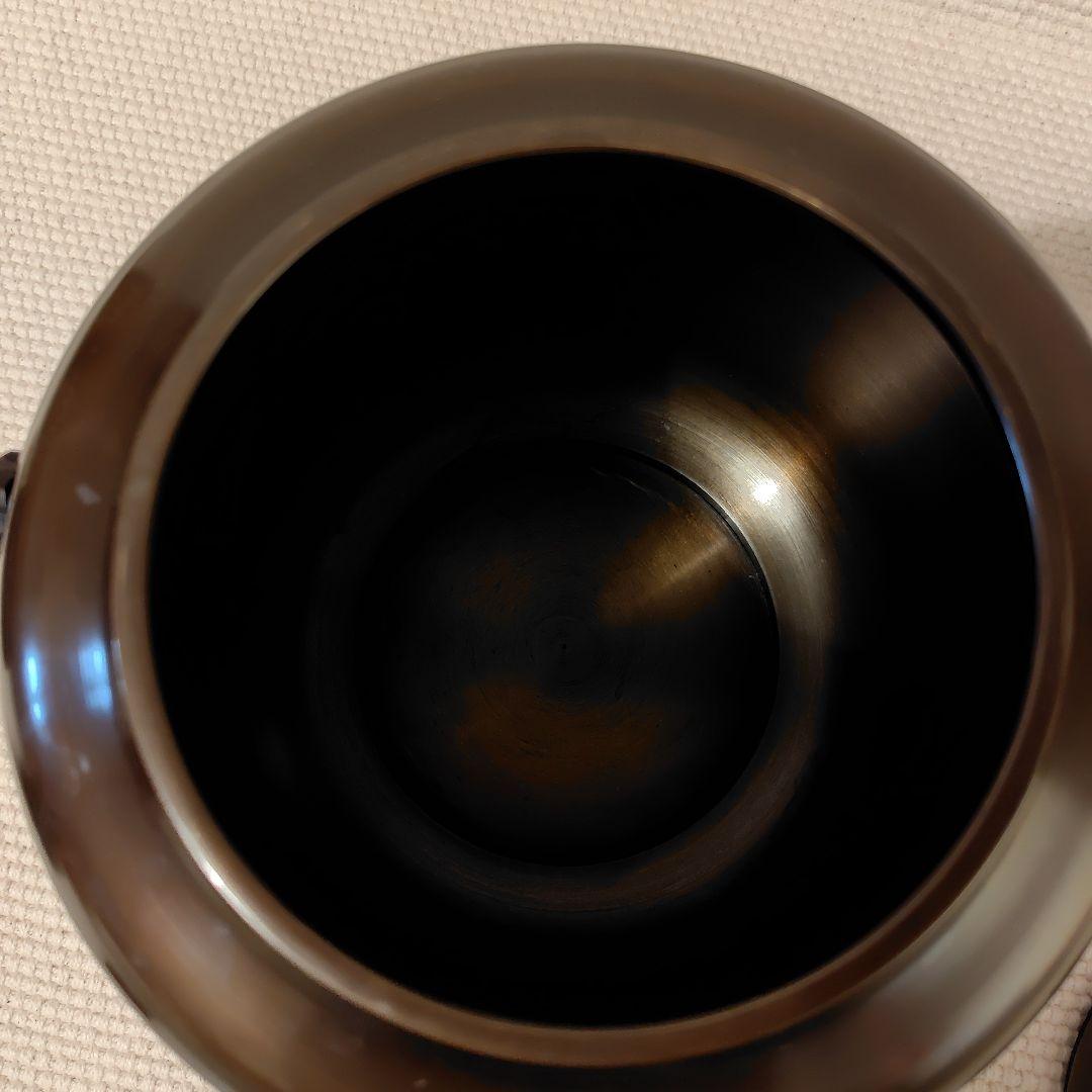 茶道具　唐銅皆具　宗広造