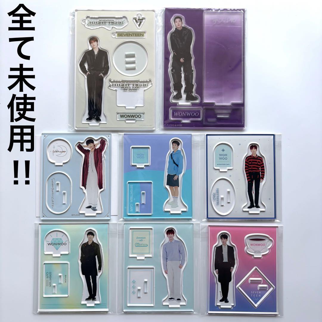 seventeen カフェ ソウル 缶バッジ ウォヌ　あいのちから　アクスタ