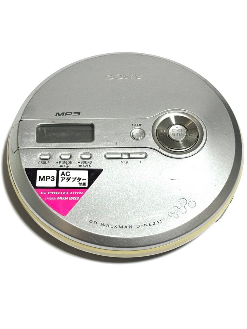 SONY CDウォークマン D-NE241 動作品 シルバー