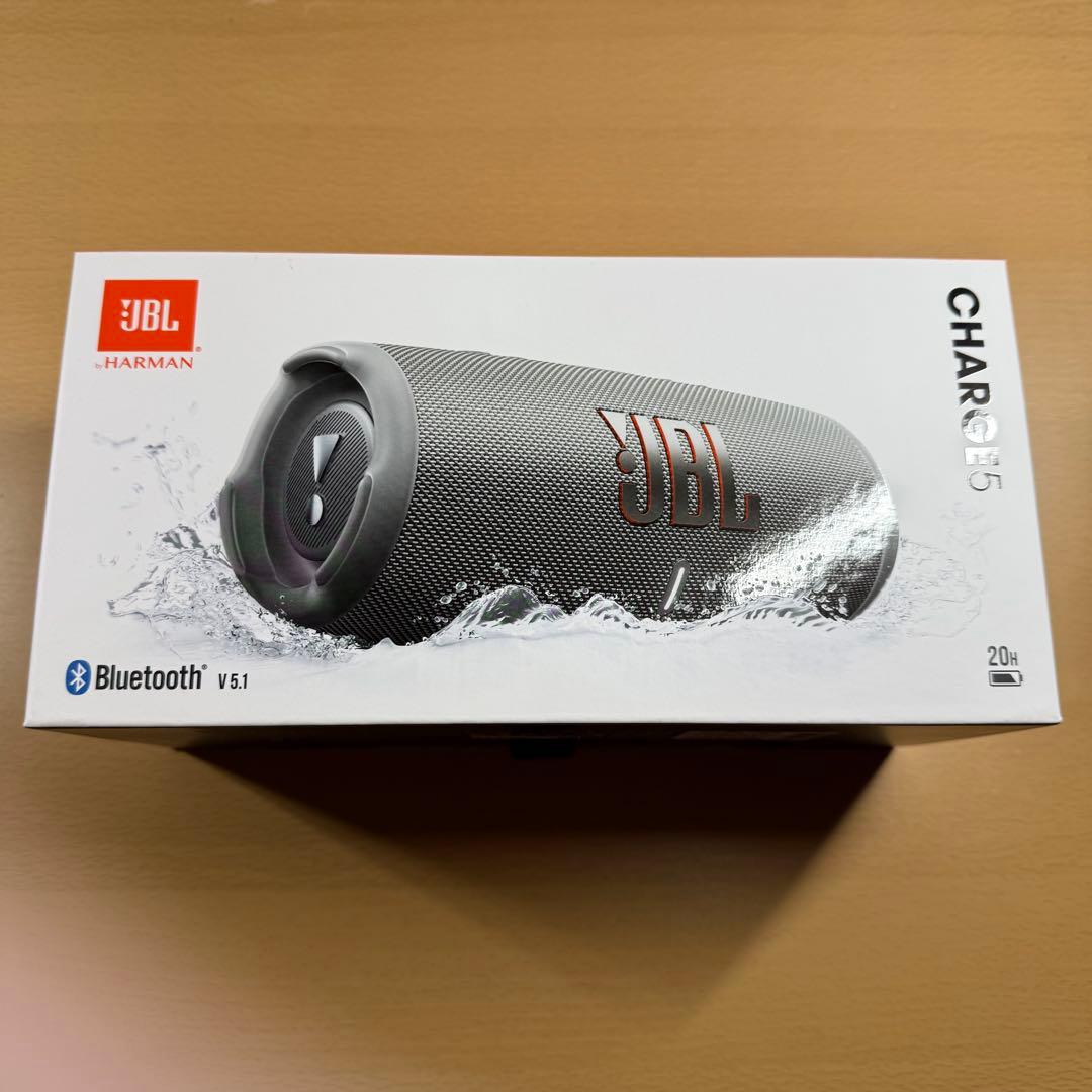 【欠陥品なし】JBL CHARGE5 Bluetoothスピーカー グレー