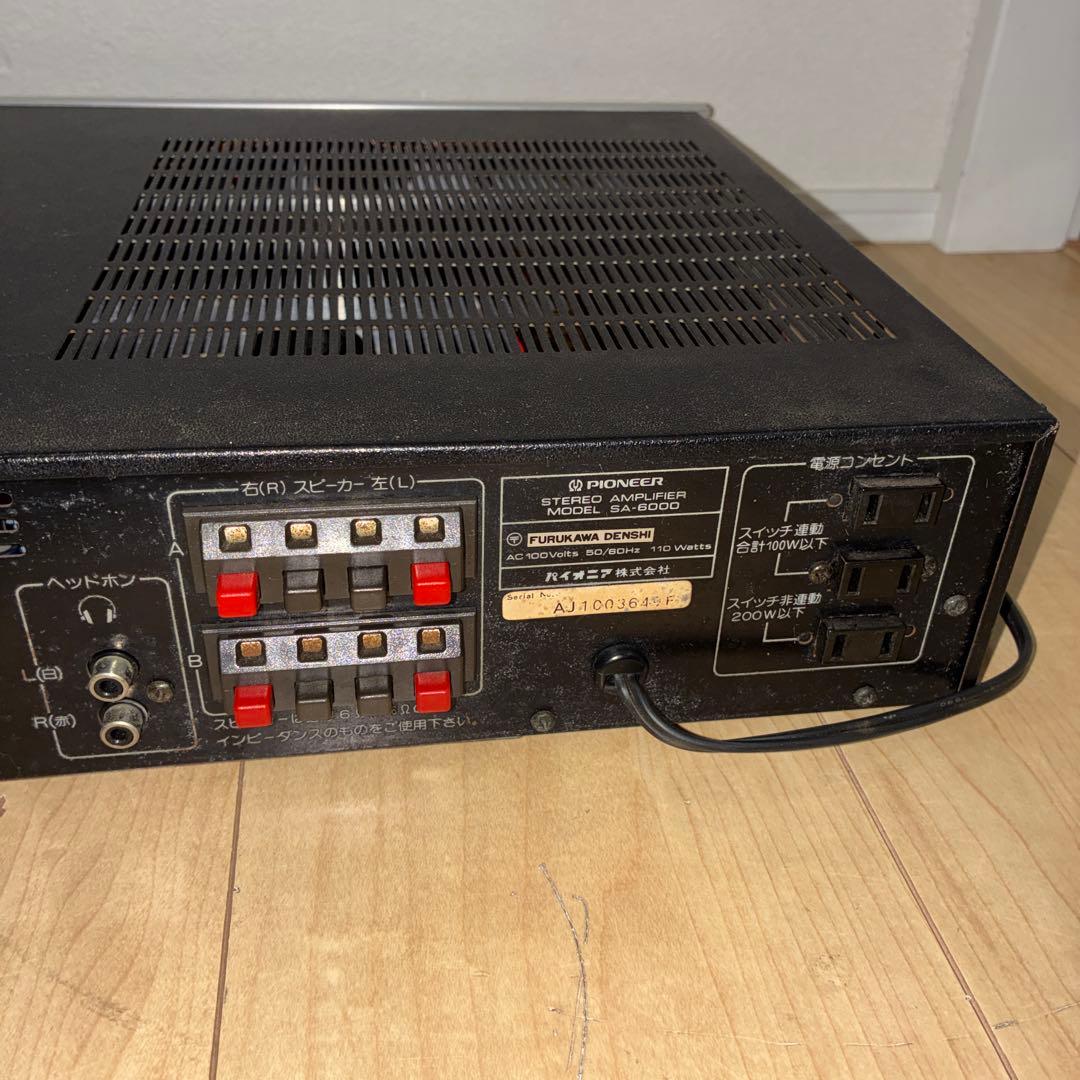 完動品！！　いい音　パイオニア　プリメインアンプ　SA-6000 希少です