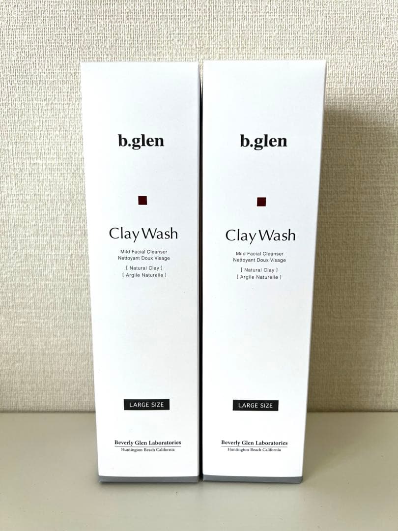 【新品２本セット】b.glen Clay Wash 大サイズ 2本セット