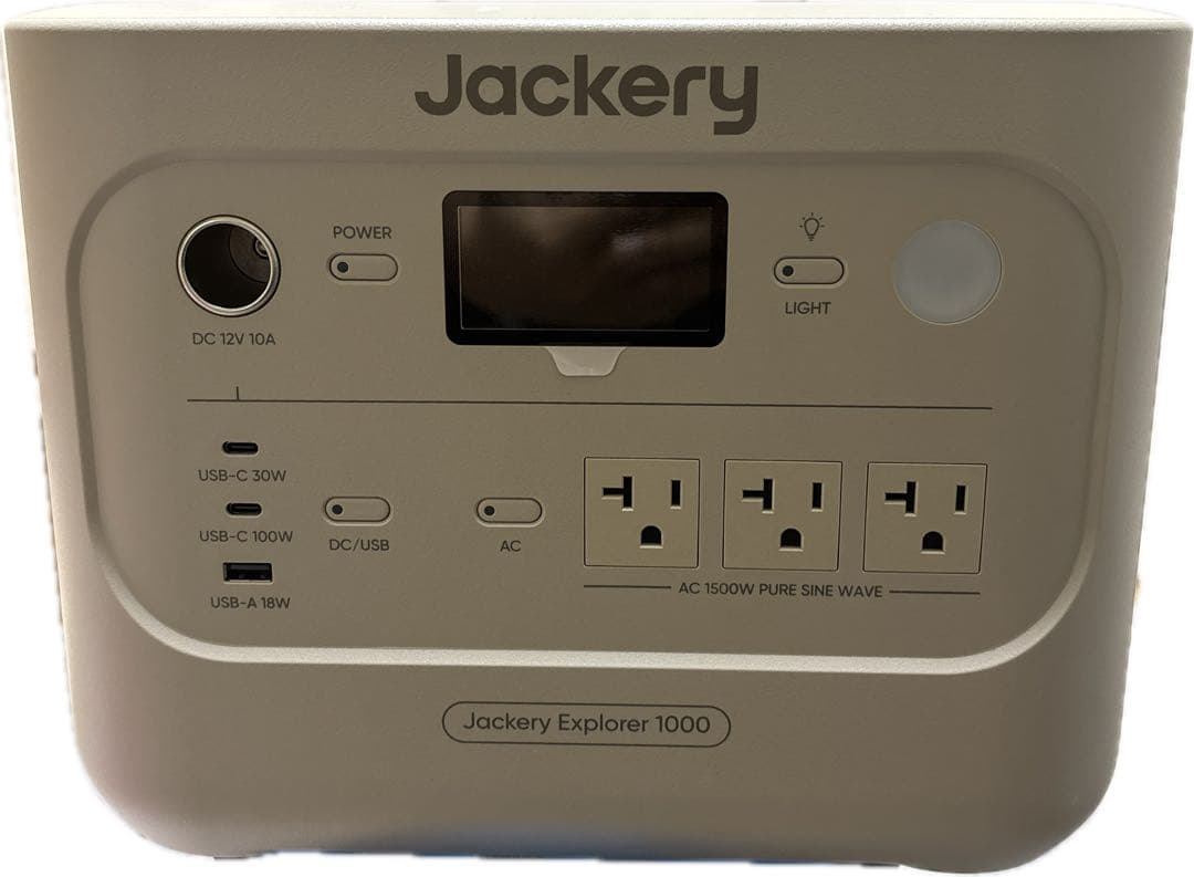 Jackery 1070Wh ポータブル電源　ベージュ色　バッグ付き。